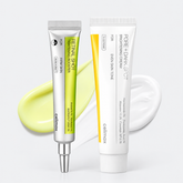 Celimax Retinal Booster 15ml and Pore + Dark Spot Brightening Cream 35ml duo on a light gray background