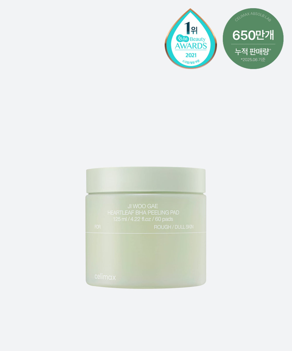 Ji Woo Gae Heartleaf BHA Peeling Pad 60pads